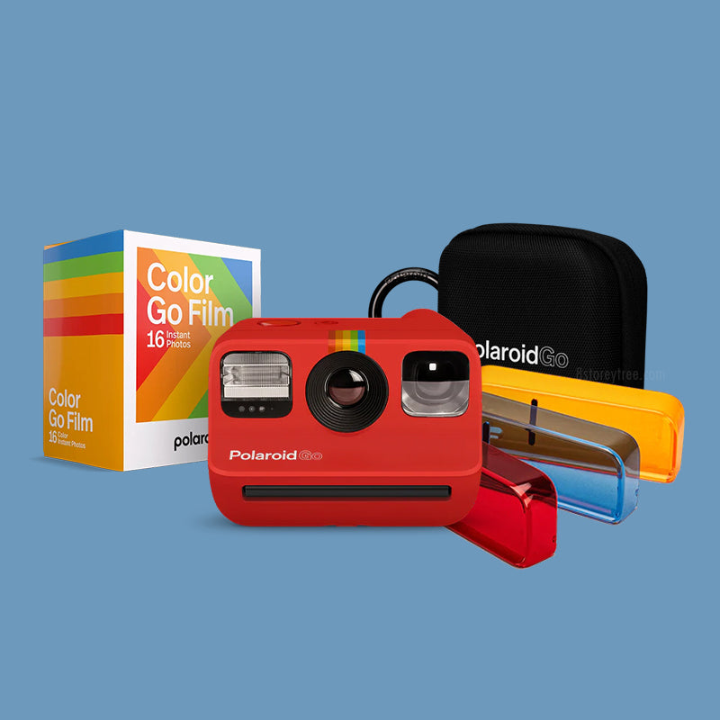 Polaroid Go Instant Camera (Red) - Album Set