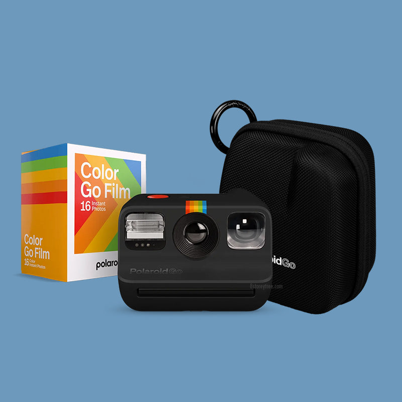 Polaroid Go Instant Camera (Black) - Case Set - 8storeytree