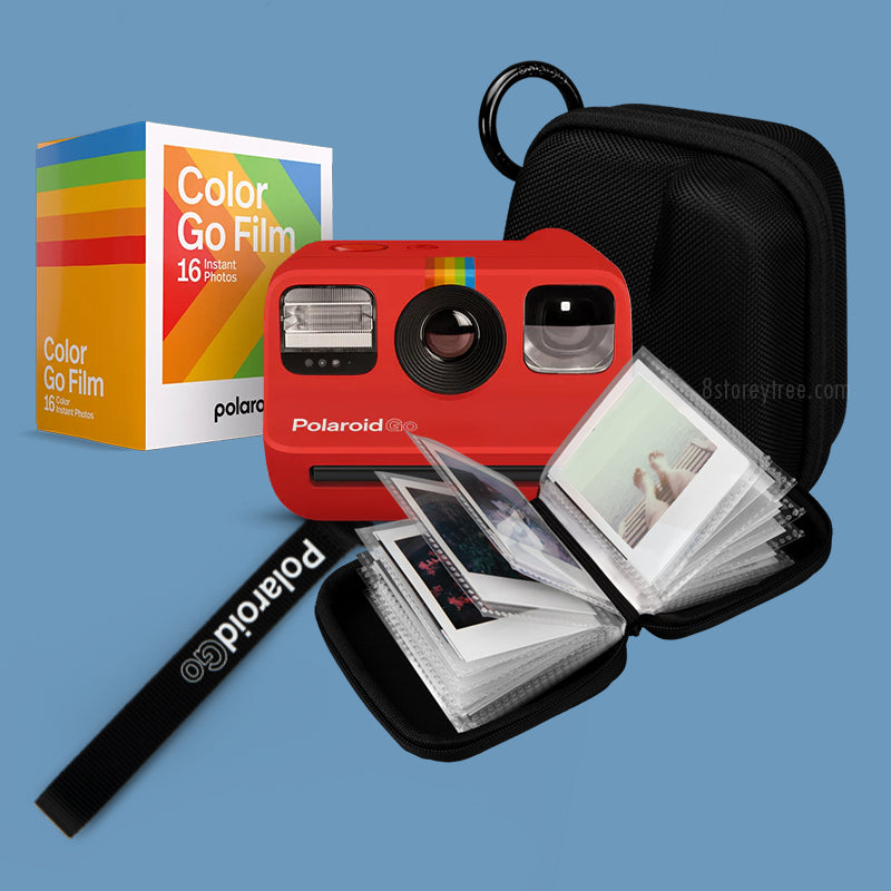 Polaroid Go Instant Camera (Red) - Ultimate Set - 8storeytree