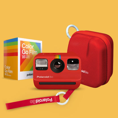 Polaroid Go Instant Camera (Red) - Strap & Case Set - 8storeytree