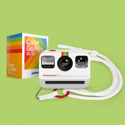 Polaroid Go Instant Camera (White) - Adjustable Strap Set - 8storeytree