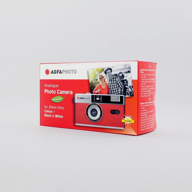 AgfaPhoto Analogue 35mm Film Camera (Red) - 8storeytree