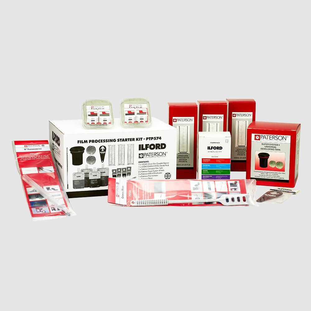 Ilford & Paterson Film Processing Starter Kit - 8storeytree