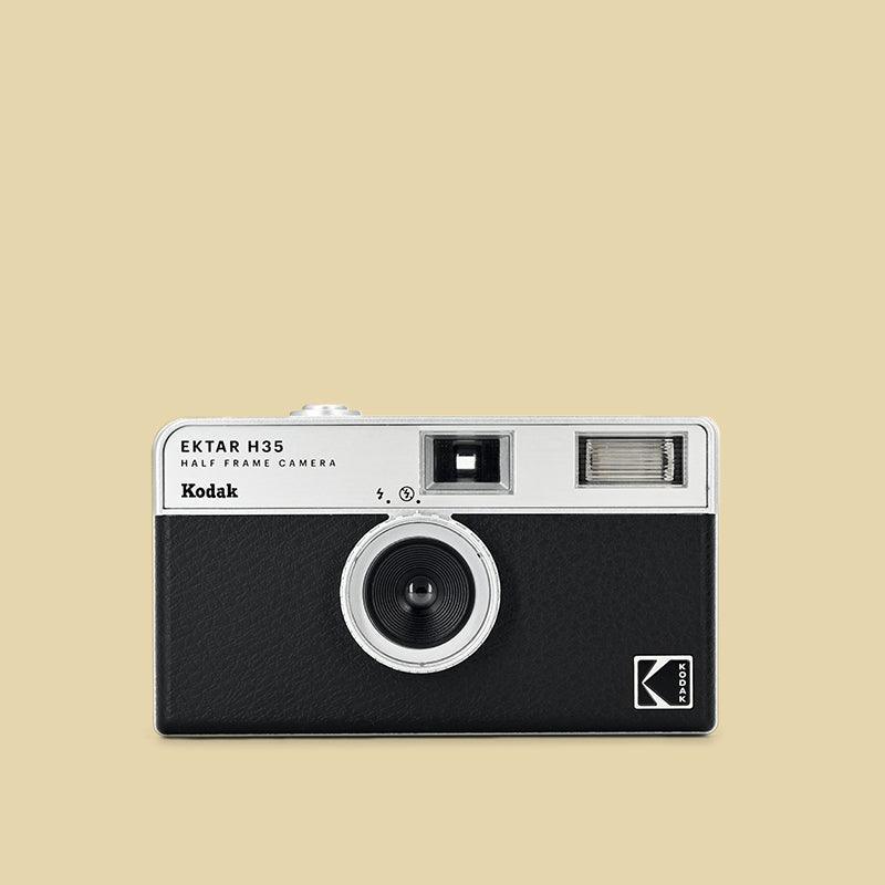 KODAK EKTAR H35 Half Frame Film Camera, 35mm, Reusable, Focus-Free,  Lightweight, Easy-to-Use (Black) (Film & AAA Battery are not Included)