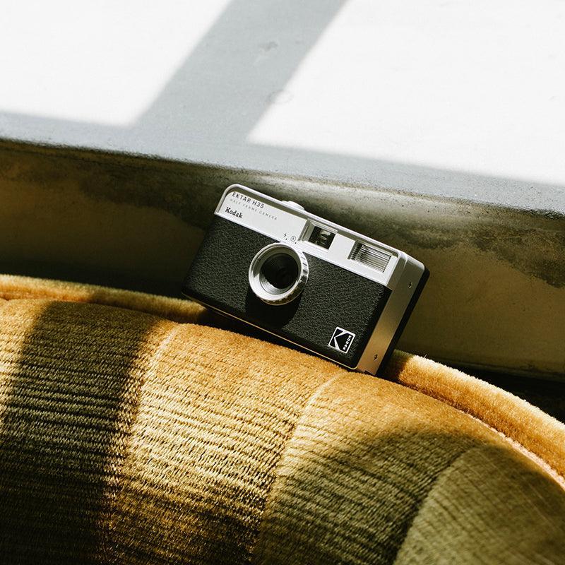 Kodak H35N Half Frame 35mm Film Camera w/Flash - Orange/Silver