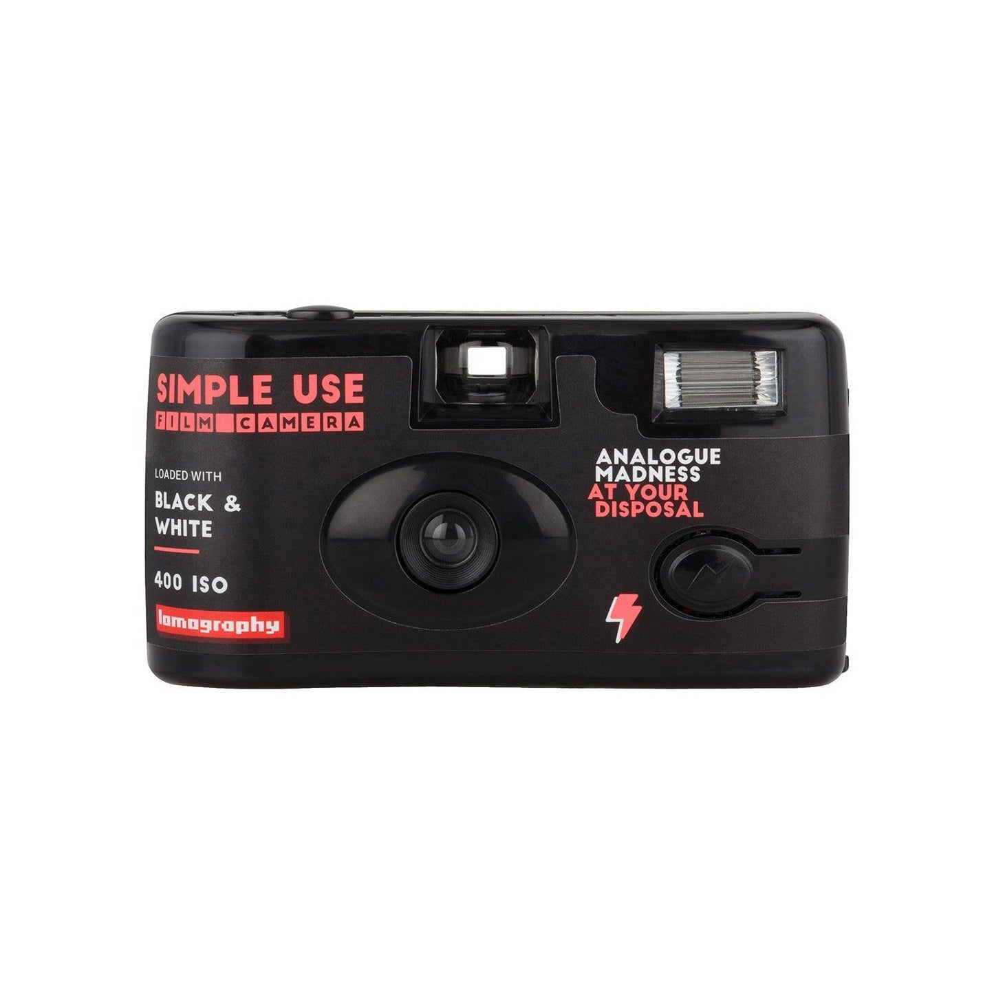 Lomography Simple Use Film Camera Black & White - 8storeytree