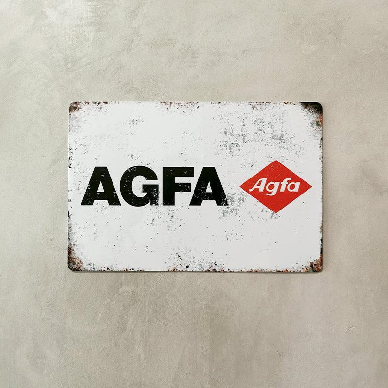 Tin Sign - Agfa Film - 8storeytree