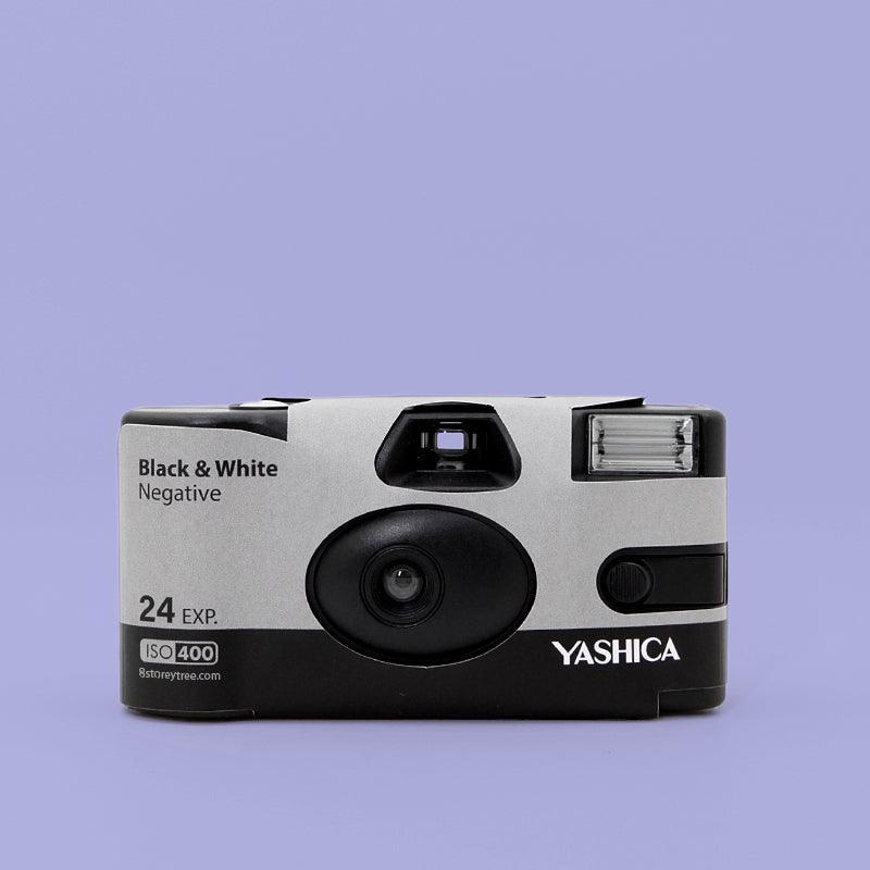 Yashica 35mm Black & White 400 Film Disposable Camera - 8storeytree